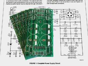 Power Supply For Amplifier LM3886